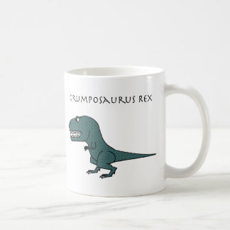 Grumposaurus Rex Dark Green Textured Mug