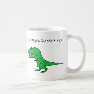 Grumposaurus Rex Green Textured Mug