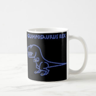 Grumposaurus Rex Neon Blue Mug