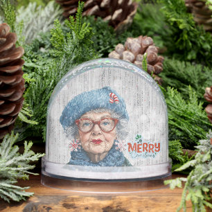 Grumpy Aging Female Friend Snow Globe