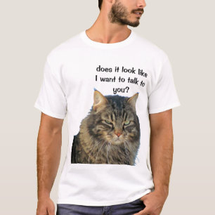 Grumpy Angel does not want to talk. T-Shirt