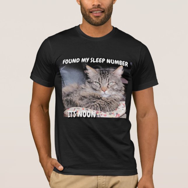 Grumpy Angel Sleep Number is Noon T-Shirt (Front)