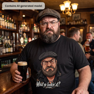 Grumpy Attitude – What Ye Lookin’ At? T-Shirt