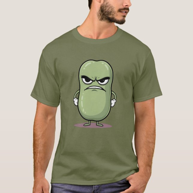 Grumpy Bean – The Cute but Moody Bean T-Shirt (Front)
