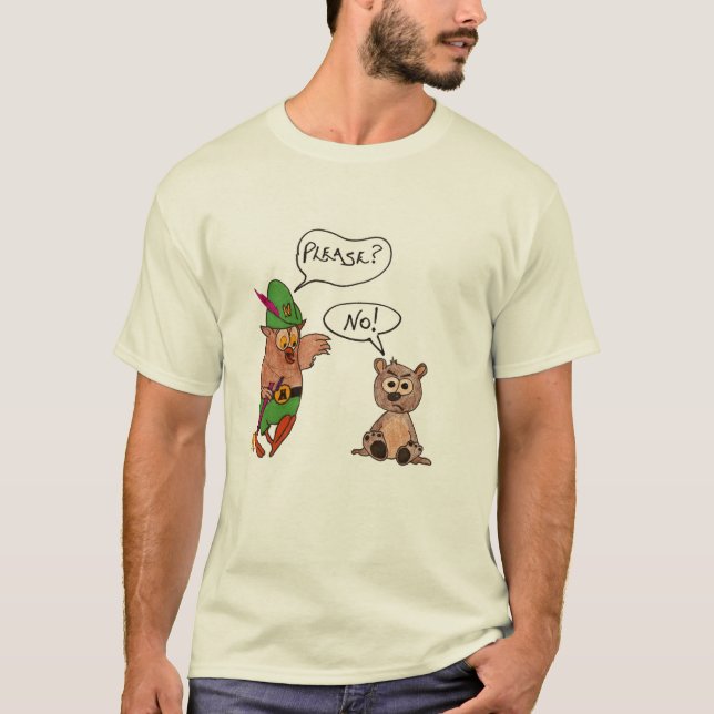 Grumpy Bear Doesn't Care T-Shirt (Front)