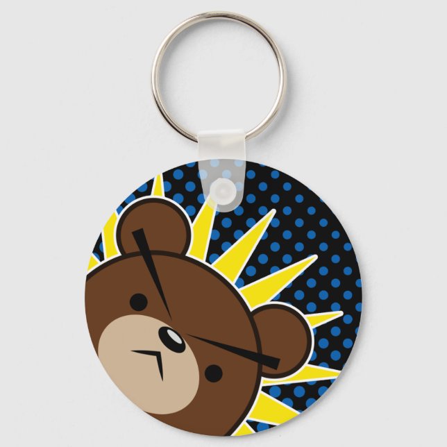 Grumpy Bear Roar Key Ring (Front)