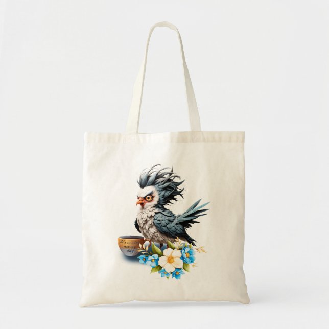 Grumpy Bird on Monday.  Tote Bag (Front)