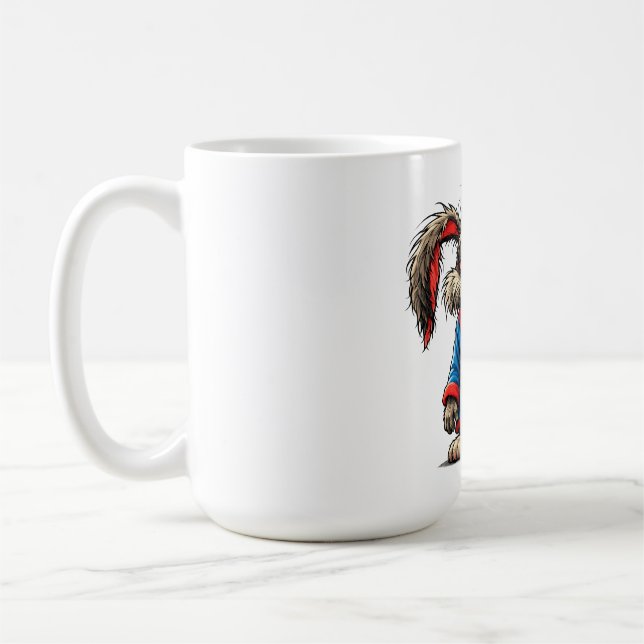 Grumpy Bunny Coffee Funny T-Shirt Mug (Left)