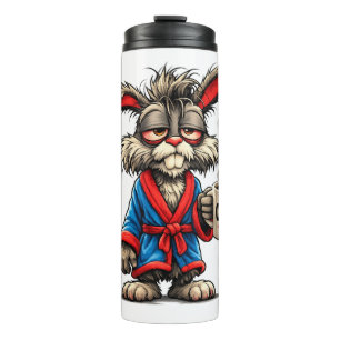 Grumpy Bunny Coffee Funny T-Shirt Thermal Tumbler