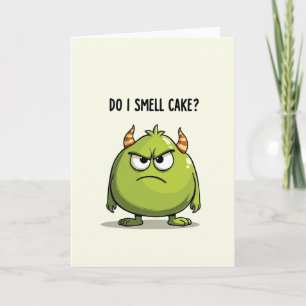 Grumpy Cake Lover Birthday Card