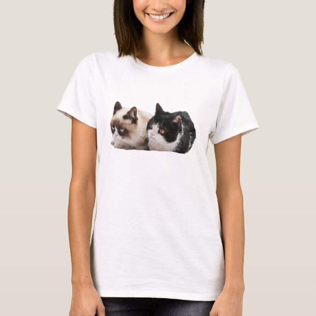 Grumpy Cat and Pokey T-Shirt (Front)