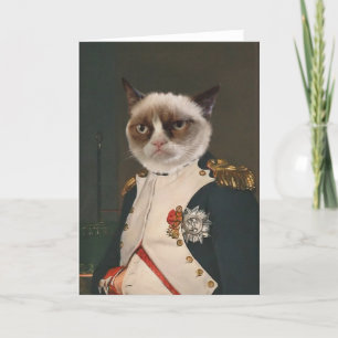 Grumpy Cat Classic Painting Card