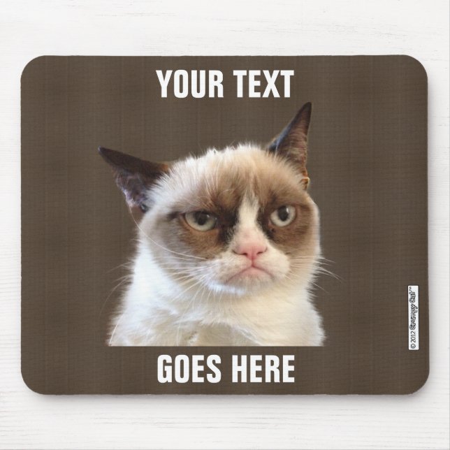 Grumpy Cat™ Design Your Own Mousepad (Front)