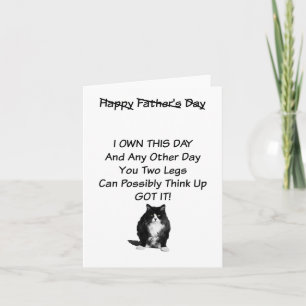 Grumpy Cat Fathers Day Card