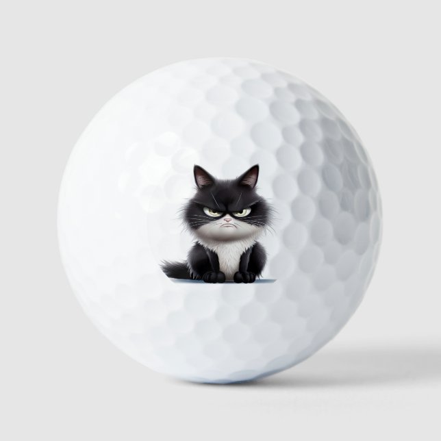 Grumpy cat golf balls (Front)