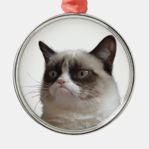 Grumpy Cat 'Grumpy Glare' Christmas Ornament