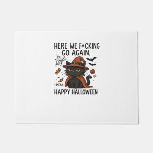 Grumpy Cat Halloween Classic T-Shirt Doormat