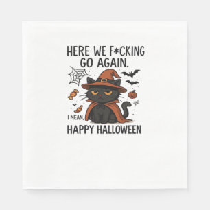 Grumpy Cat Halloween Classic T-Shirt Napkin