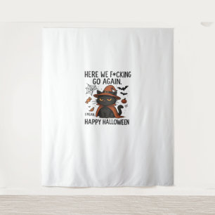 Grumpy Cat Halloween Classic T-Shirt Tapestry