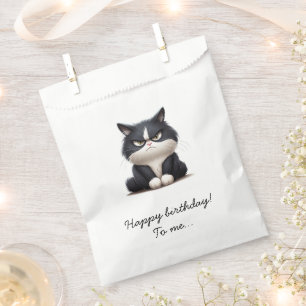 Grumpy cat Happy birthday Favour Bags