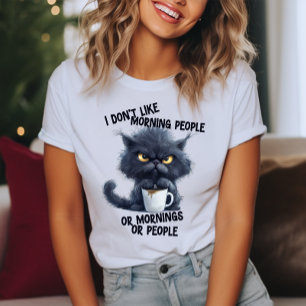 Grumpy Cat I Don't Like Morning People T-Shirt