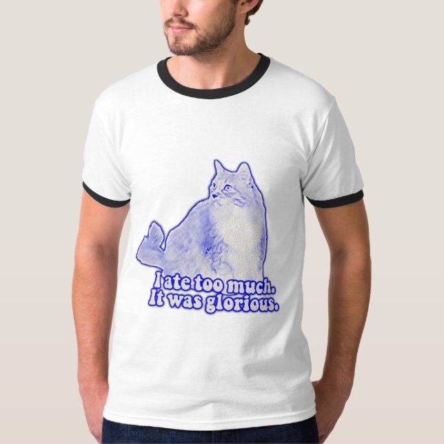 Grumpy cat meme for cat owners and kitten lovers T-Shirt (Front)