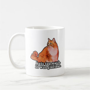 Grumpy cat meme for cat persons and kitten lovers coffee mug