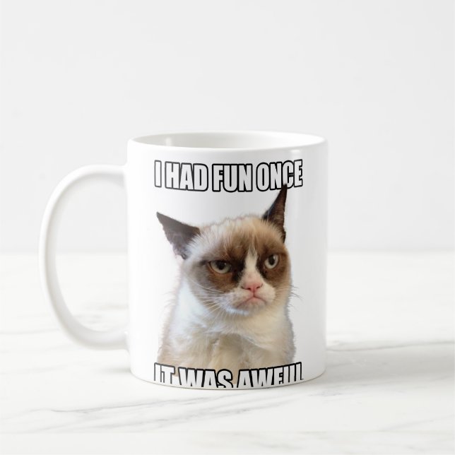 Grumpy Cat Mug (Left)