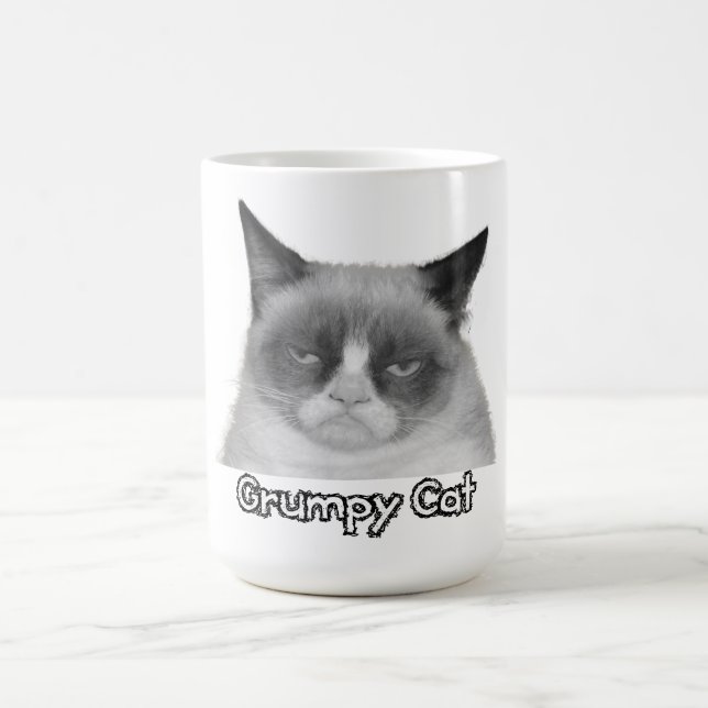 Grumpy Cat Mug ("Grumpy Cat" Text) (Center)