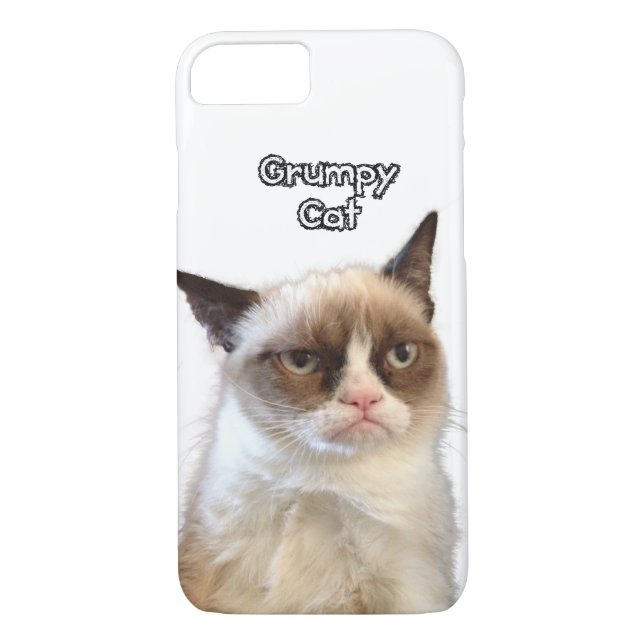 Grumpy Cat Phone Case (Back)