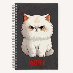 Grumpy Cat Pun Fun Write Journal Notebook