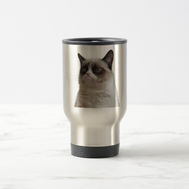 Grumpy Cat Travel Mug (Center)
