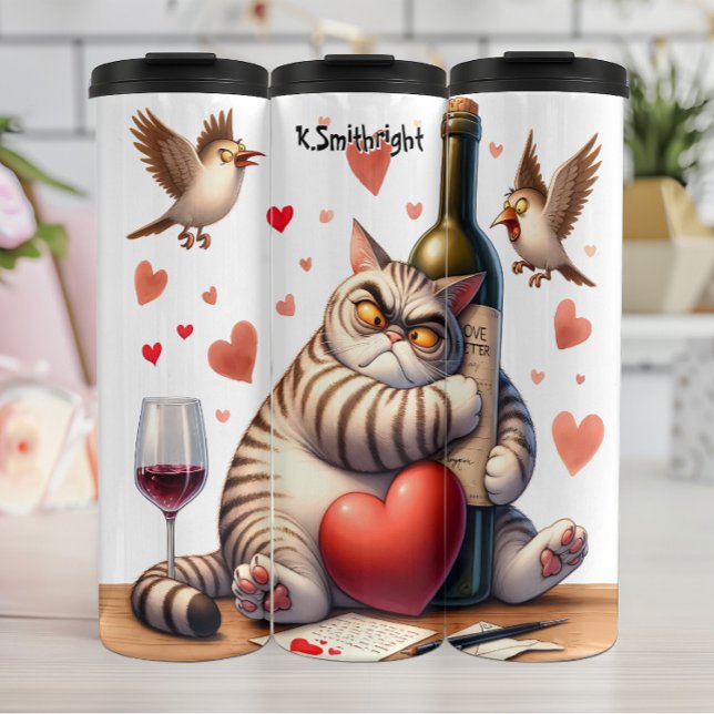 Grumpy Cat with Wine Bottle (Creator Uploaded)