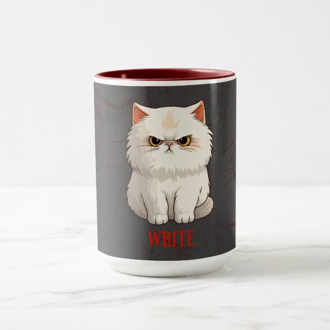 Grumpy Cat Writer Motivation Mug (Center)