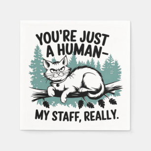 Grumpy Cat – 'You're Just a Human, My Staff Really Napkin