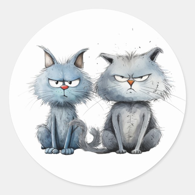 Grumpy Cats Stickers (Front)