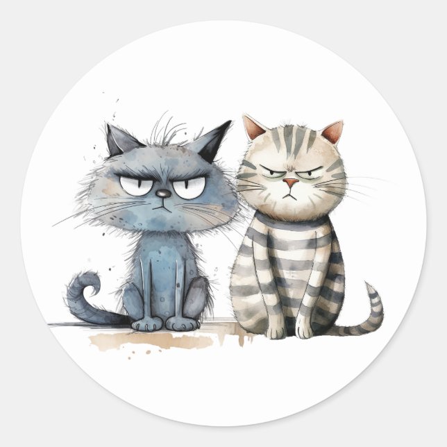 Grumpy Cats Stickers (Front)