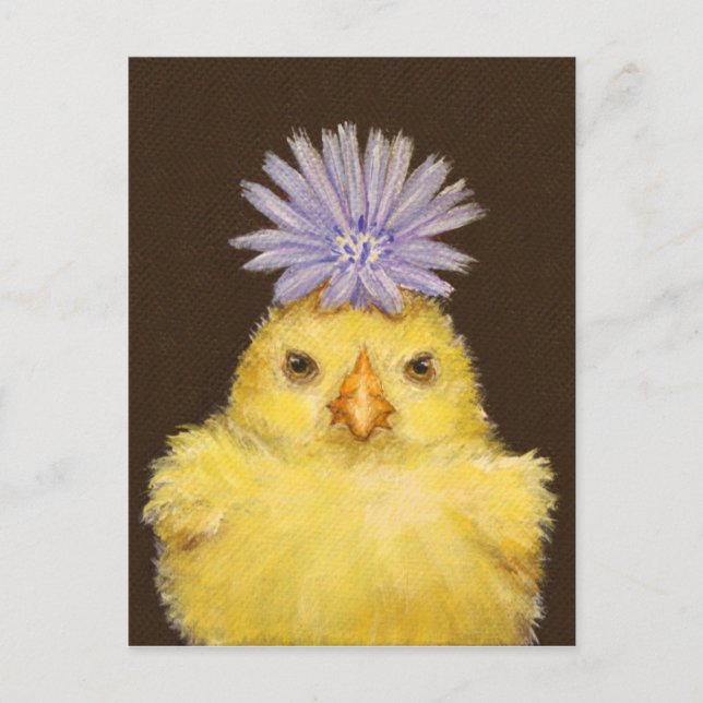 grumpy chicken (peep) postcard (Front)