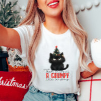 Grumpy Christmas Cat T-Shirt