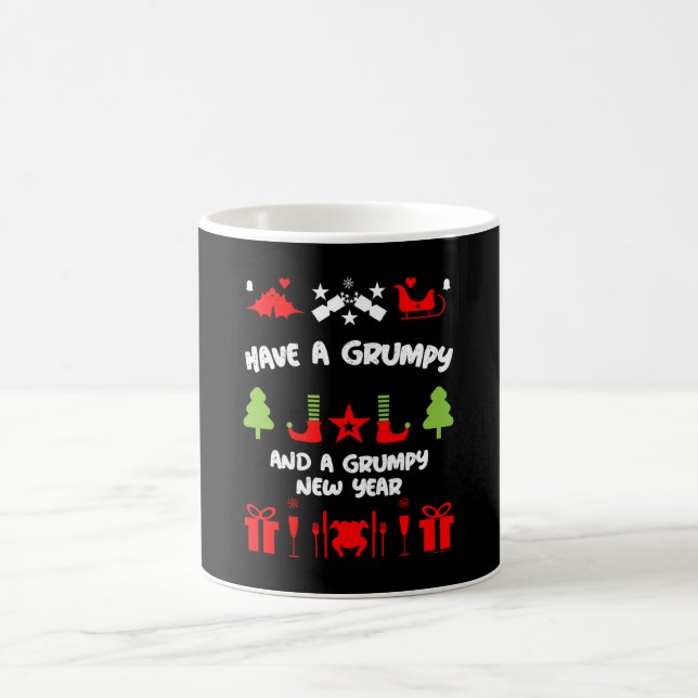 Grumpy Christmas     Coffee Mug (Center)