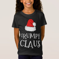 Grumpy Claus Christmas Hat Family Group Matching P