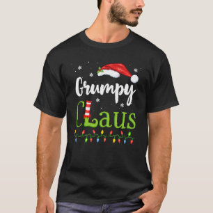 Grumpy Claus Funny Family Santa Pyjamas Christmas T-Shirt