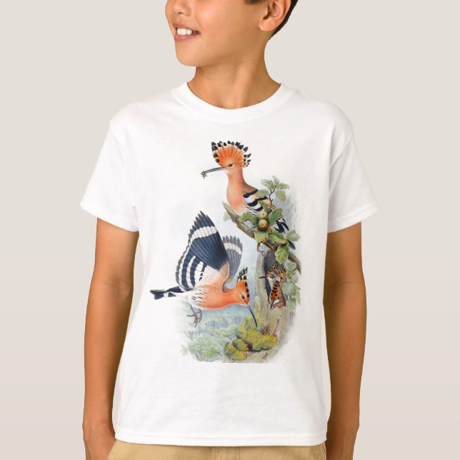 Grumpy Cute birds kids shirt (Front)