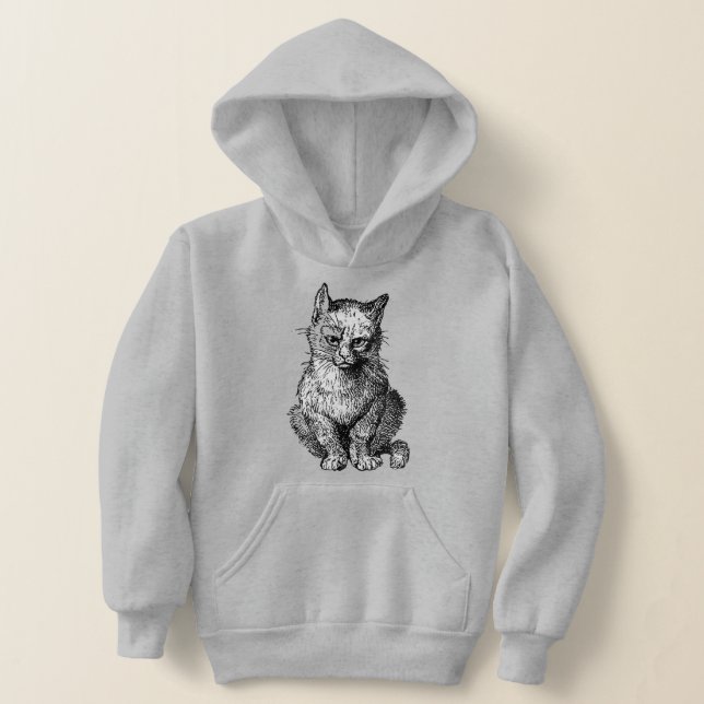 Grumpy Cute cat  animal   girl shirt (Laydown)