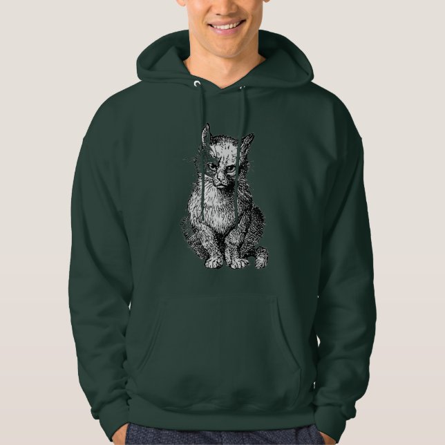 Grumpy Cute cat  animal   men T-Shirt Sweatshirt (Front)