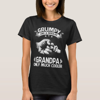 Grumpy Definition Like Regular Grandpa Only Cooler T-Shirt
