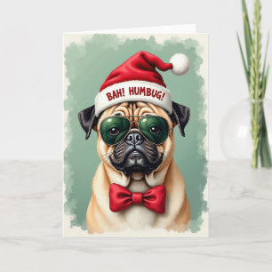 Grumpy Dog Portrait Card