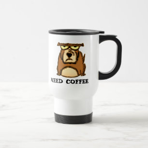 Grumpy Dog Travel Mug