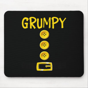 Grumpy Dwarf Halloween Costume Color Matching Grum Mouse Mat