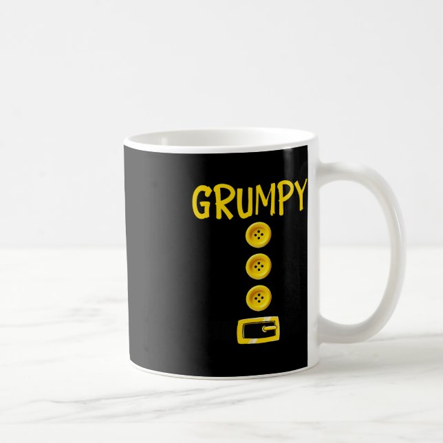 Grumpy Dwarf Halloween Costume Colour Matching Gru Coffee Mug (Right)